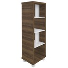 Estante Livreiro Multiuso Decorativa Flex Nogal/branco - Arta