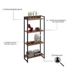 Estante Livreiro Multiuso Dynamica Industrial 60cm 4 Pratelei