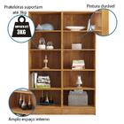 Estante Livreiro Multiuso Mirage 8 Prateleiras 1,77m Mel Viero