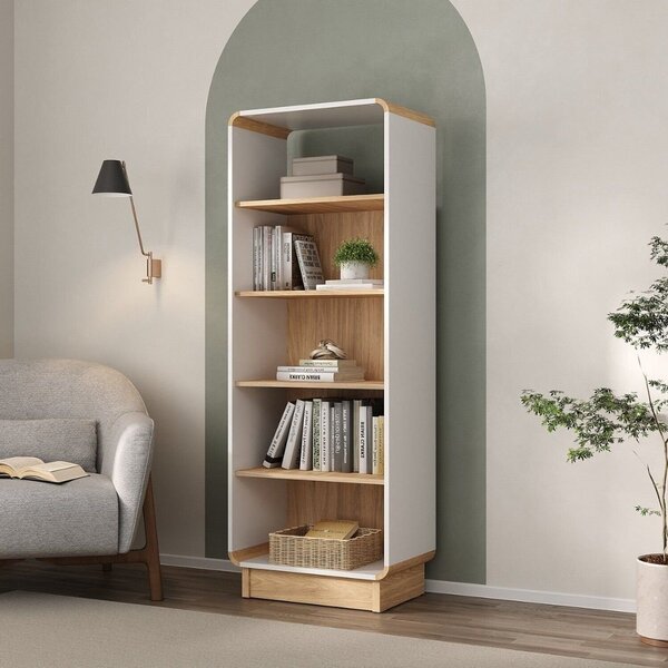 Estante Livreiro Multiuso Monet Com 4 Prateleiras Para Livros