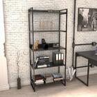 Estante Livreiro Multiuso Prisma Estilo Industrial 80cm 5 Pra