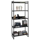 Estante Livreiro Multiuso Prisma Estilo Industrial 80cm 5 Pra