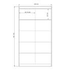 Estante Livreiro Office I Onix Preto 100 Cm