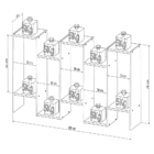 Estante Livreiro Office Plus Com 5 Nichos - Branco
