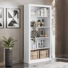 Estante Livreiro Office Presence 4 Prateleiras Branco Tana De