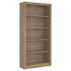 Estante Livreiro Office Presence 4 Prateleiras Nogal Touch Ta