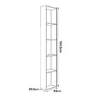 Estante Livreiro Organizador Multiuso Janaína 5 Nichos Castan