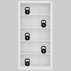 Estante Livreiro Piece C/ Escrivaninha Glória Branco