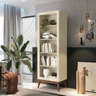 Estante Livreiro Retrô Multiuso Garbo Off White New - Edn Móv