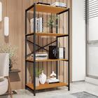 Estante Livreiro Steel 76cm Estilo Industrial Com Pés Em Aço