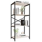Estante Livreiro Steel 76cm Estilo Industrial Com Pés Em Aço