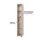 Estante Livreiro Texas 30cm Com 5 Nichos Montana