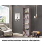 Estante Livreiro Texas 45cm Com 5 Nichos Carvalho Marrom