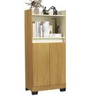 Estante Livro Organizador Escritorio Armario Duque 2 Portas