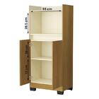 Estante Livro Organizador Escritorio Armario Duque 2 Portas