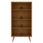 Estante Livros Genialflex Vértice Cinamomo Branco Laca Frisado