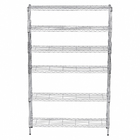 Estante Livros Metal Cromada 144x91x25cm Livreiro