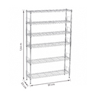 Estante Livros Metal Cromada 144x91x25cm Livreiro