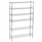 Estante Livros Metal Cromada 144x91x25cm Livreiro