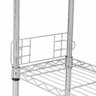 Estante Livros Metal Cromada 144x91x25cm Livreiro