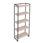 Estante Londres Carvalho E Preta