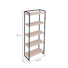 Estante Londres Carvalho E Preta