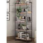 Estante Londres Carvalho E Preta