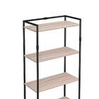 Estante Londres Carvalho E Preta