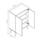 Estante Luara 2 Pt Branca