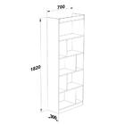 Estante Lv300 E Mesa Me401 Para Escritorio Djd Moveis