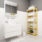 Estante Madeira Bege com 5 Prateleiras 170x60x32cm Settis