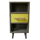 Estante Madeira Gaveta Amarela