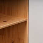 Estante Madeira Maciça 1 Prateleiras 2 Gavetas Nina Yescasa A