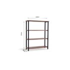 Estante Madeira Maciça Para Livros Dallas Castanho