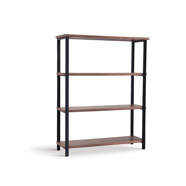 Estante Madeira Maciça Para Livros Dallas Castanho