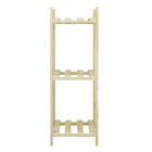 Estante Madeira Natural com 3 Prateleiras 93x60x32cm Spaceo