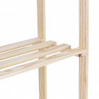 Estante de Madeira Pinus com 5 Prateleiras Natural 170x60x32cm 25Kg Settis