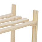 Estante de Madeira Pinus com 3 Prateleiras Natural 90x60x32cm 15Kg Settis