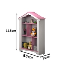 Estante Magia Branco/rosa - Vitamov