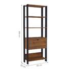 Estante Match Pinho E Preto