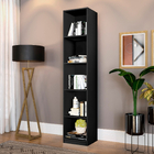 Estante Mdf Para Livros Simples San Diego Preta