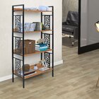 Estante Média 76cmx150cm 4 Prateleiras Beta Preto Fosco/amend