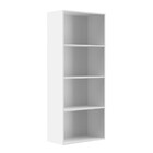 Estante Média Decorativa Multiúso Estante E 4 - Branco