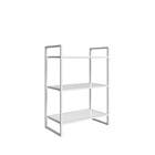 Estante de Metal Aço com 3 Prateleiras Branco 90x34x60cm 60kg Brasforma