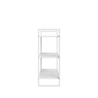 Estante de Metal Ao com 3 Prateleiras Branco 90x34x60cm 60kg Brasforma