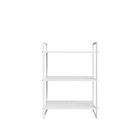Estante de Metal Ao com 3 Prateleiras Branco 90x34x60cm 60kg Brasforma