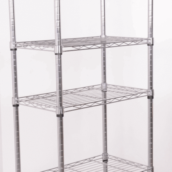 Estante Line Aramada Cromada 90x60x35cm, da Spaceo