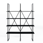 Estante Moderna Estilo Industrial Classic 150x40x150 Cor Mdf