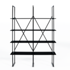 Estante Moderna Estilo Industrial Classic 150x40x200 Cor Mdf