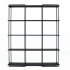 Estante Moderna Estilo Industrial Evidence 150x40x200 Cor Mdf